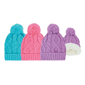 Grand Sierra Sparkle Cable Cuff Beanie - Girls' Assorted One Size