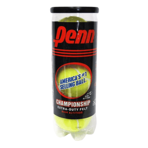 Head Penn Championship Tennis Ball - 3 Pack Yellow Extra Duty Regular Altitude