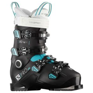 Salomon S/Pro X80 CS Ski Boot Women's - 2021 Black / Beluga 23-23.5