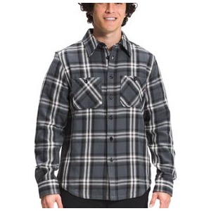 The North Face Valley Twill Flannel Shirt - Men's Vanadis Grey Small Bold Shadow Plaid M