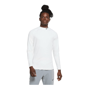 Nike Pro Warm Long-sleeve Top White / Black L