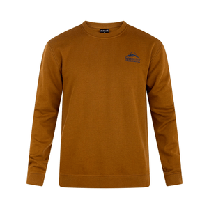 Hurley Everett Summer Crew Sweatshirt - Men's Ale Brown S