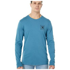 Hurley Everyday Washed One & Only Icon Long Sleeve - Men's Rift Blue M