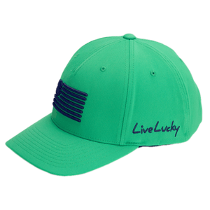 Black Clover Clover Nation Golfing Hat - Men's Green / Navy One Size