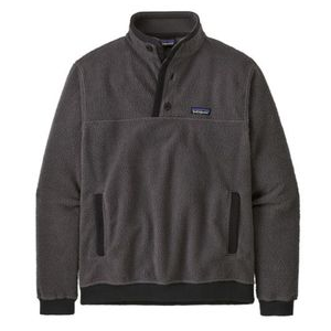 Patagonia Shearling Button Pullover Fleece - Men's Forge Grey L