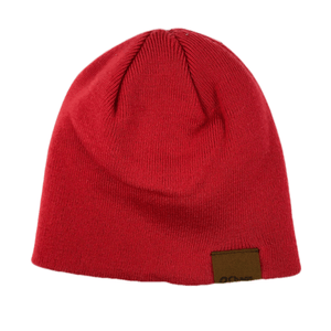 Chaos Mustang Beanie With Band - Kids' Heather / Ruby One Size