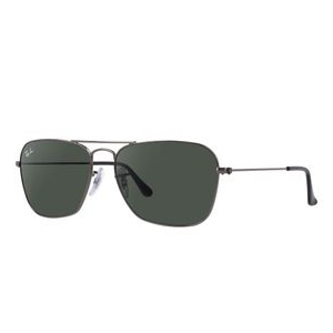 Ray-Ban Caravan Sunglasses Gunmetal / Clear Gradient Non Polarized