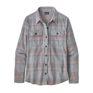 Patagonia Long-sleeved Midweight Fjord Flannel Shirt - Women's Currents / Tailored Grey XL