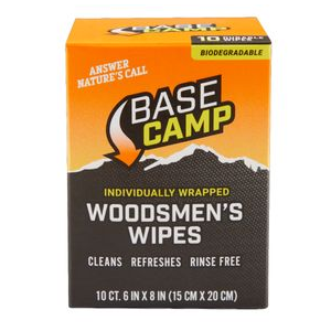 Dead Down Wind Base Camp Biodegradable Woodsmen's Wipes 10 Count