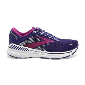 Brooks Adrenaline GTS 22 Running Shoe - Women's Navy / Yucca / Pink 8.5 B