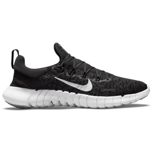 Nike Free Run 5.0 Running Shoe - Women's Black / White / Dark Smoke Grey 8 Regular