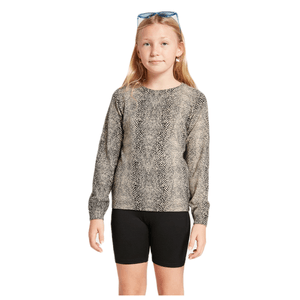 Volcom Over N Out Sweater - Girls' Animal Print L