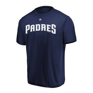 Majestic Youth Cool Base MLB Evolution Tee Shirt - Kids' PADRES Youth L