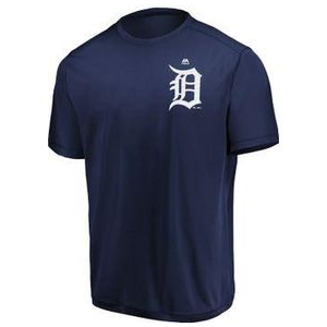 Majestic Youth Cool Base MLB Evolution Tee Shirt - Kids' Tigers Youth L