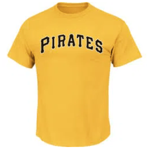 Majestic MLB Team Logo T-Shirt - Men's PIRATES M