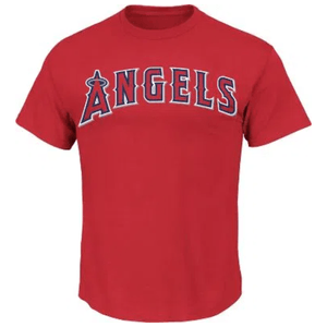 Majestic MLB Team Logo T-Shirt - Youth ANGELS Youth S