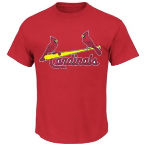 Majestic MLB Team Logo T-Shirt - Men's Cardinals S