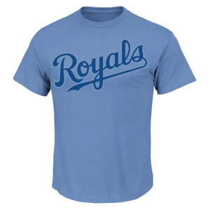 Majestic MLB Team Logo T-Shirt - Men's ROYALS L