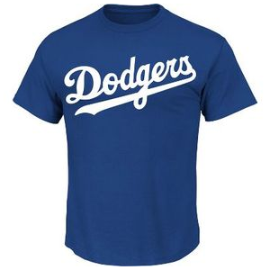 Majestic MLB Team Logo T-Shirt - Men's DODGERS S