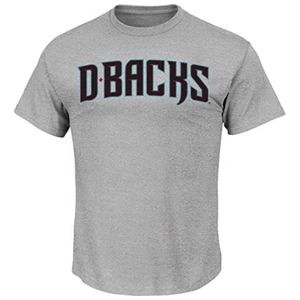 Majestic MLB Team Logo T-Shirt - Men's Diamondbacks XL