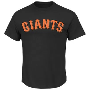 Majestic MLB Team Logo T-Shirt - Men's GIANTS S
