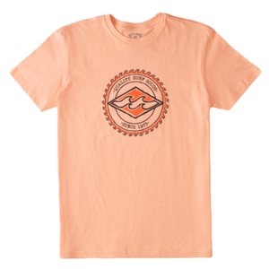 Billabong Diamond Wave Short Sleeve T-Shirt - Boys' Light Peach XL