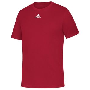 adidas Amplifier Short Sleeve T-shirt - Youth Power Red L