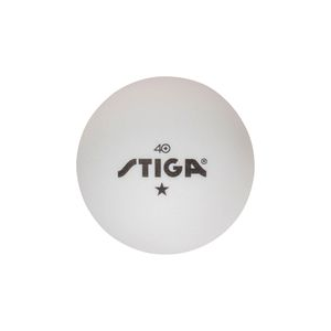 Stiga 3-Star Ping Pong Balls - 6 Pack WHITE