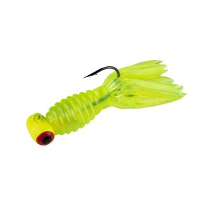 Strike King Mr. Crappie Sausage Head Fishing Lure Hot Chartreuse 1/8 OZ