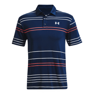 Under Armour Playoff 2.0 Polo - Men's Academy / Rush Red / White M