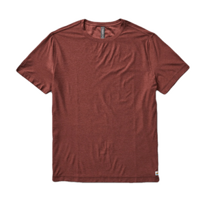 Vuori Strato Tech Tee Shirt - Men's Cedar Heather XL