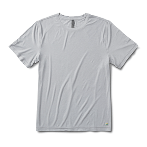 Vuori Strato Tech Tee Shirt - Men's Platinum Heather XL