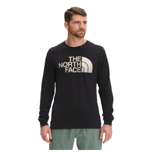 The North Face Long Sleeve Half Dome Tee- Men's TNF Black / Vintage White M