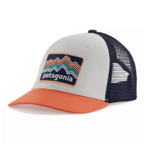 Patagonia Trucker Hat - Youth Ridge Rise Stripe / Coho Coral One Size