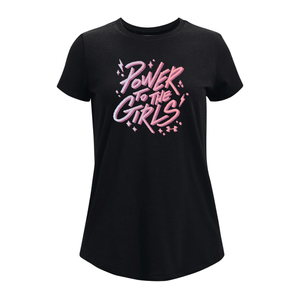 Under Armour Power To The Girls T-Shirt Black M