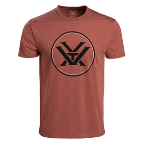 Vortex Center Ring T-Shirt - Men's Red Clay Heather XXL
