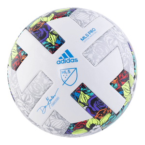adidas MLS 2020 Pro Soccer Ball White / Solar Yellow / Power Blue 5