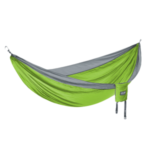 ENO DoubleNest Hammock Chartreuse / Grey Double