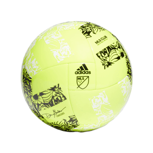 adidas MLS Club Soccer Ball Solar Yellow / Black 3