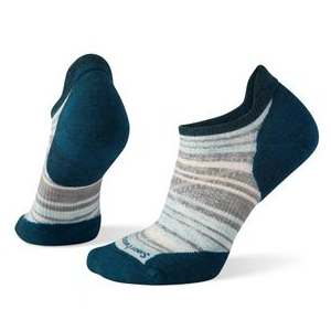 Smartwool PhD Run Light Elite Striped Micro Sock - Women's TWILIGHT BLUE M 1 Pack