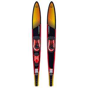 HO Sports Burner Combo Slalom Ski w/ RTS Binding Orange / Black / Red 67"