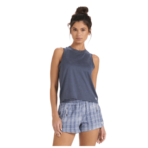 Vuori Energy Top Shirt - Women's Azure Heather XL