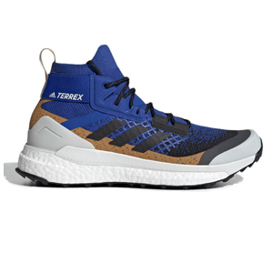 adidas Terrex Free Hiker Primeblue Hiking Shoes - Men's Core Black / Core Black / BoBlue 9.5 Regular