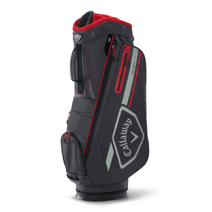 Callaway Chev 14 Cart Bag Charcoal / Fire Red One Size