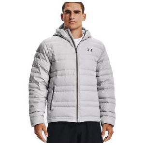Under Armour Armour Down Hooded Jacket - Men's Halo Gray / Concrete L