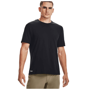 Under Armour Tactical Cotton T-Shirt - Men's Black M