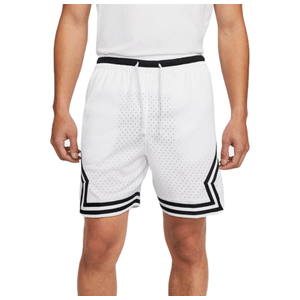 Nike Jordan Sport Dri-FIT Diamond Short - Men's White / White / Black / Black L Regular