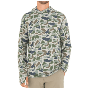 Free Fly Apparel Bamboo Crossover Hoodie - Men's Camo XXL