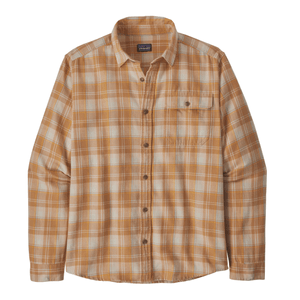Patagonia Long-Sleeved Cotton In Conversion Fjord Flannel Shirt - Men's Libbey / Dark Camel M