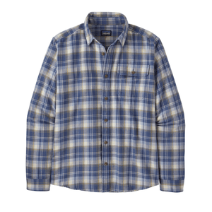 Patagonia Long-Sleeved Cotton In Conversion Fjord Flannel Shirt - Men's Libbey / Current Blue XL
